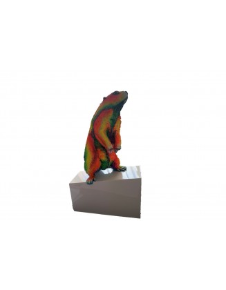 Sculpture marmotte miniature